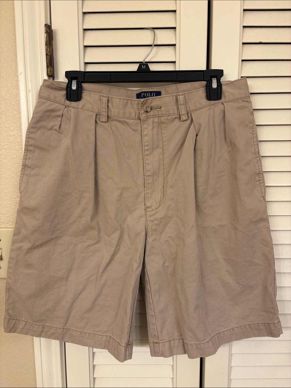 Polo by Ralph Lauren Tan Flat-Front Men’s Shorts